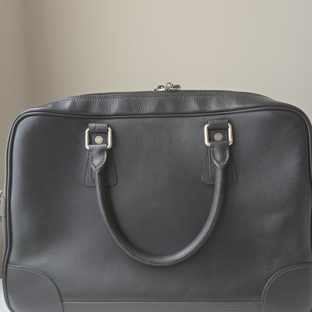 LV Taiga Leather Business Bag